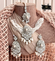 Pearl Gleam Choker Set - KSH1125