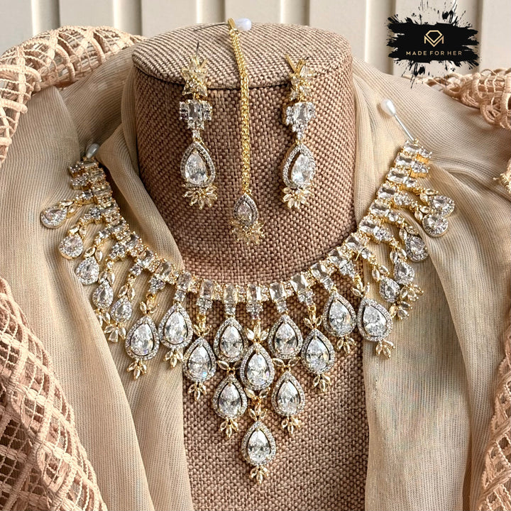 Nova AD Zircon Bridal Set - KDV1010