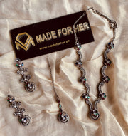 Beautiful Necklace - Black Polish - KSH067