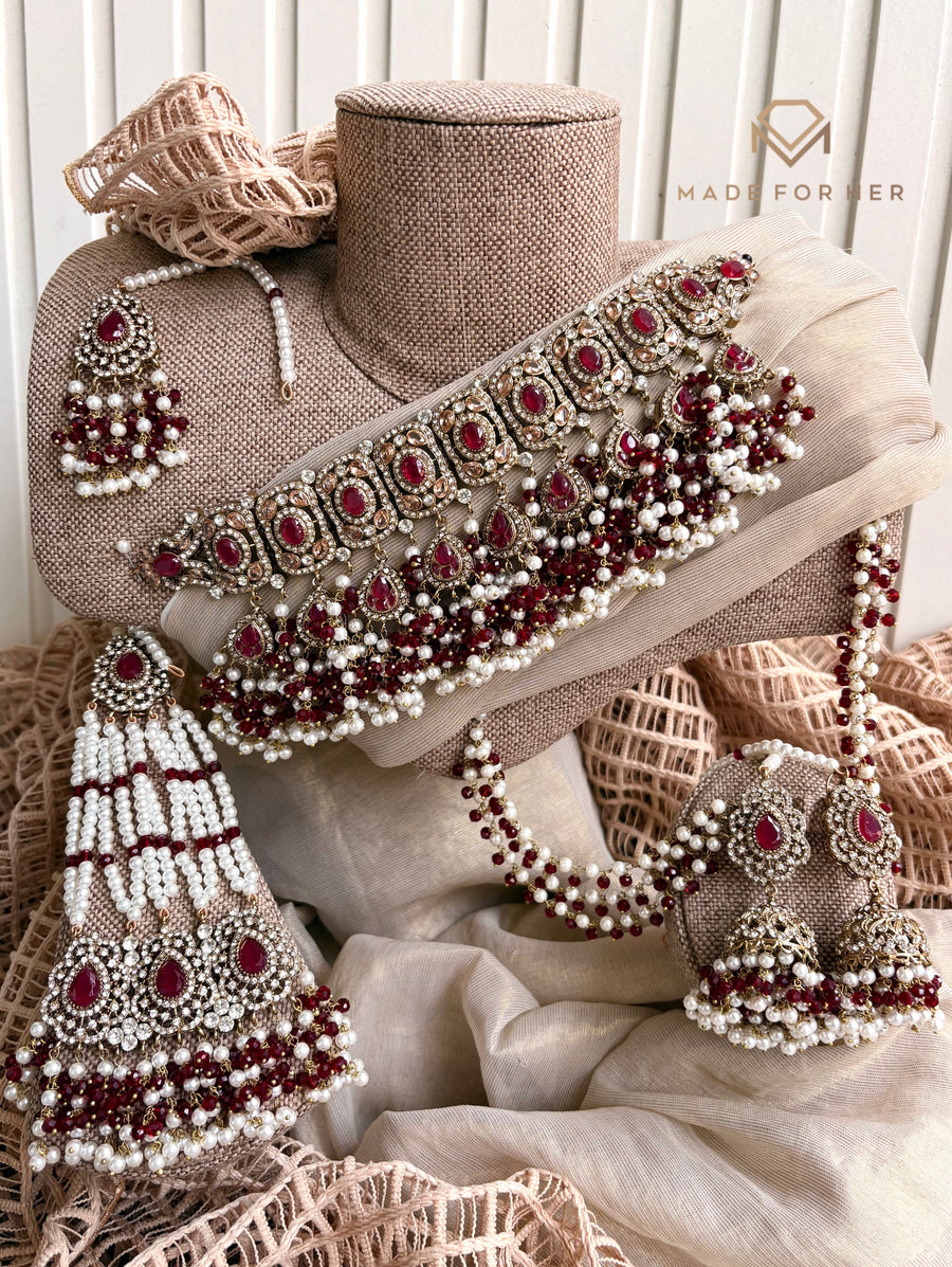 Noor-e-Shahi – Bridal Choker Set - LA1090