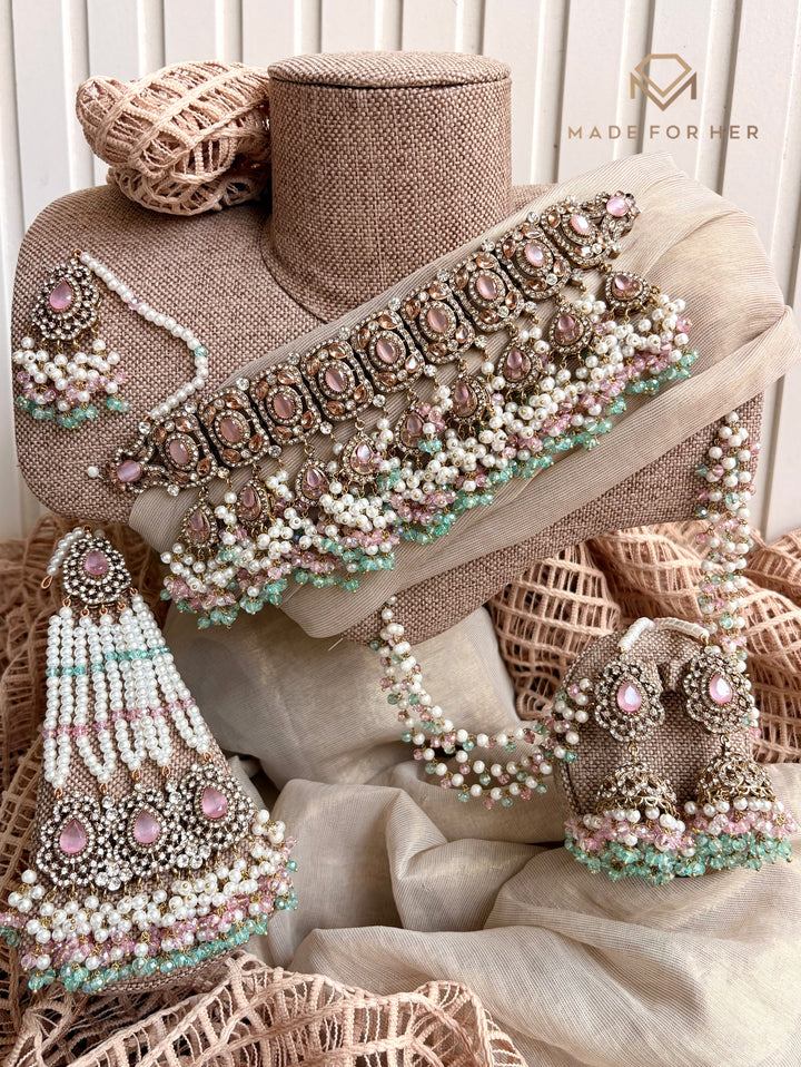 Noor-e-Shahi – Bridal Choker Set - LA1090