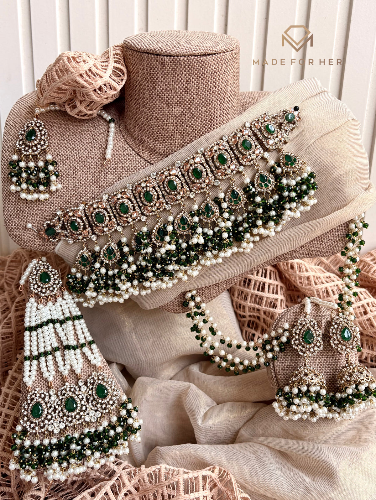 Noor-e-Shahi – Bridal Choker Set - LA1090
