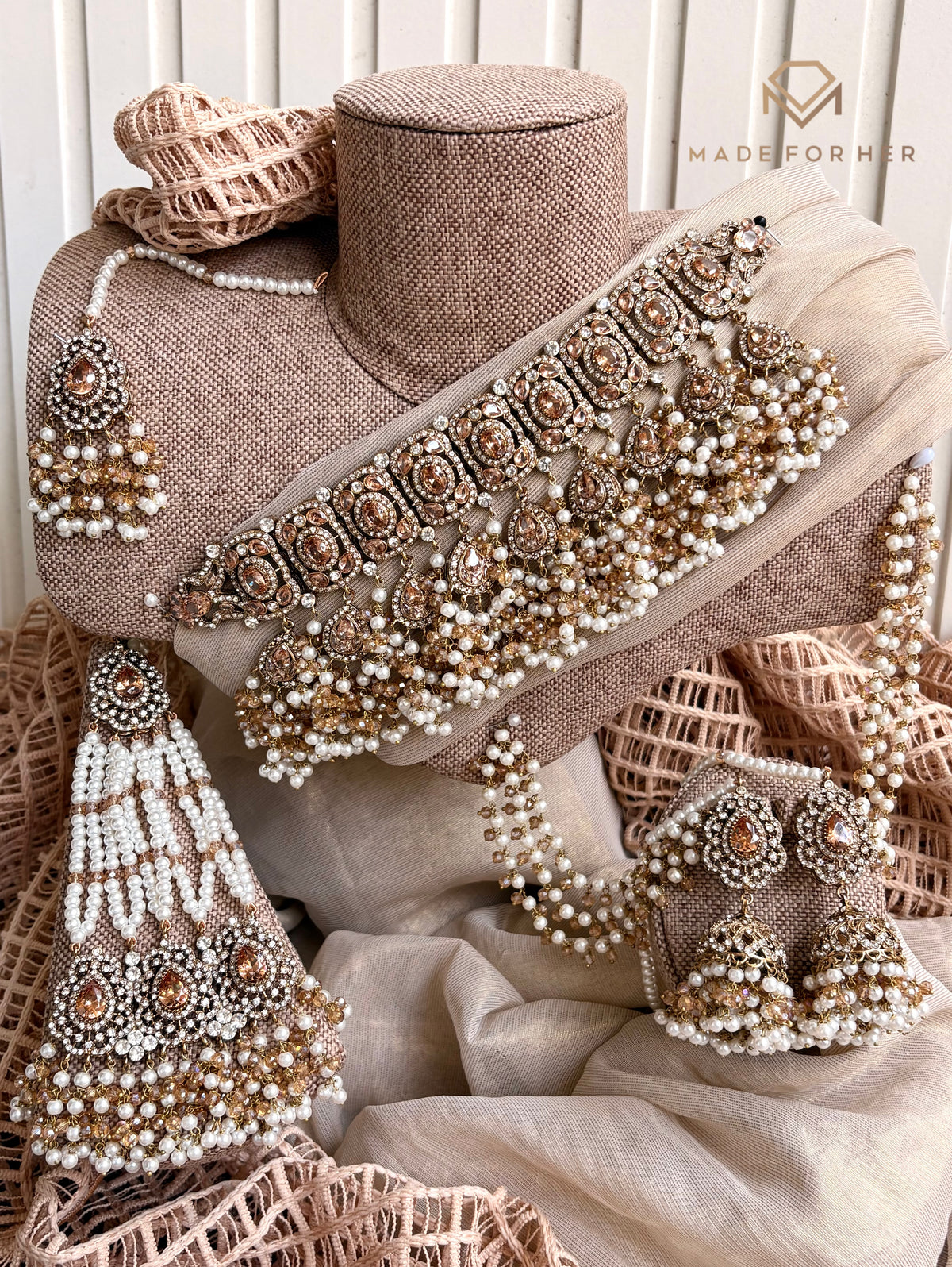 Noor-e-Shahi – Bridal Choker Set - LA1090