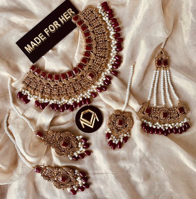 Heavy Bridal Necklace - LA019