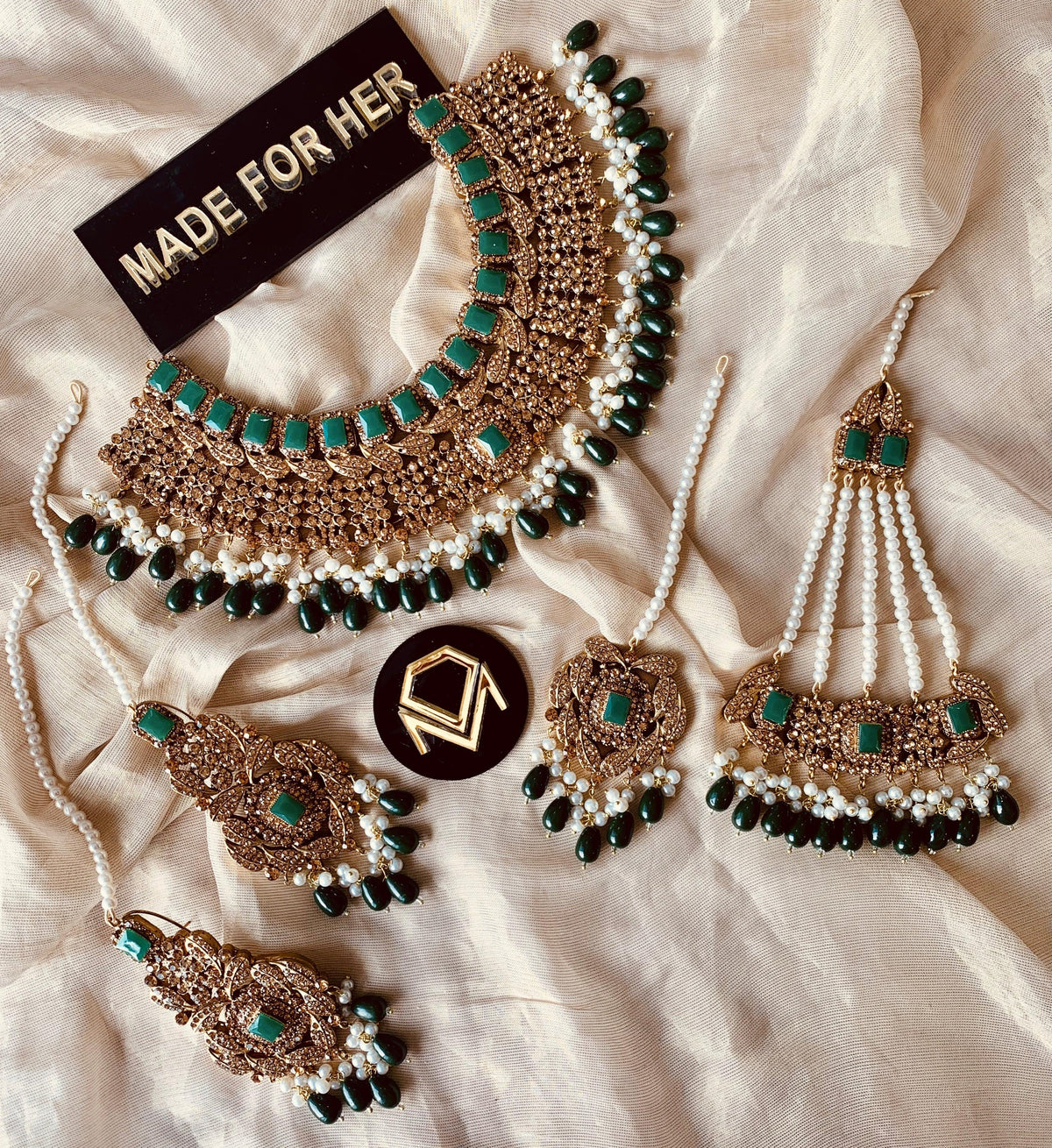 The Imperial Heirloom — Luxe Bridal Set - LA019